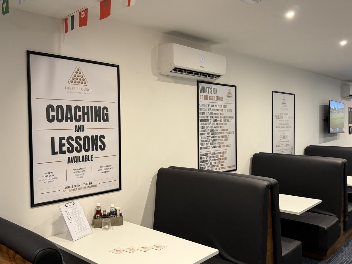 Seating and event promotions at a hospitality venue
